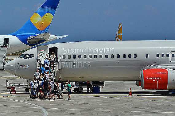 SAS Scandinavian Airlines Passagiere Symbolbild Sujetbild Rhodos_1 Foto PA Austrian Wings Media Crew