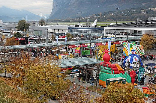 Das Festgelände 2011 - Foto: Flughafen Innsbruck