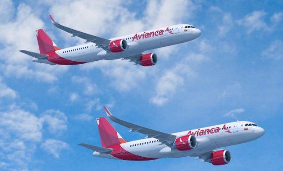 Avianca A320neo Familie Family Grafik Airbus