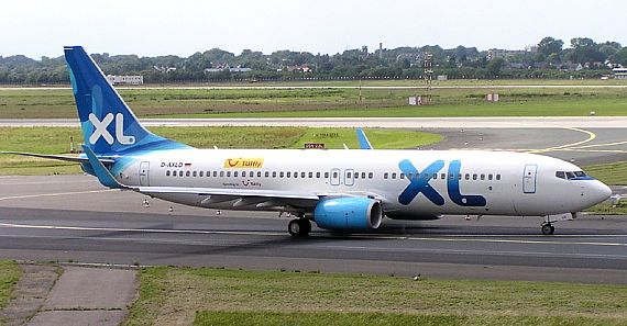 Boeing 737-800 von XL Airways Germany - Foto: Wiki Commons