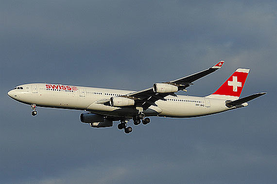 SWISS Airbus A340-300 HB-JMC_1 Foto PA Austrian Wings Media Crew