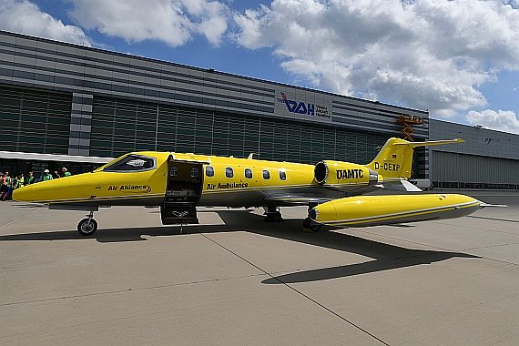 D-CEXP Air Alliance Air Ambulance ÖAMTC Ambulanzjet Learjet 35 Foto Huber Austrian Wings Media Crew DSC_0350