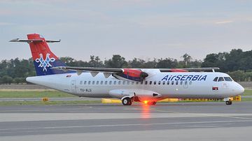 ATR 72 Air Serbia JAT YU-ALU Foto PA Austrian Wings Media Crew