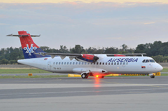 ATR 72 Air Serbia JAT YU-ALU Foto PA Austrian Wings Media Crew