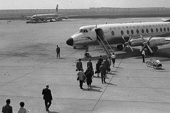 AUA Austrian Airlines Vickers Viscount Karl Wildberger