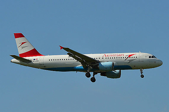 AUA Austrian Airlines OE-LBO A320 Foto PA Austrian Wings Media Crew
