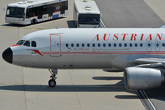 AUA Austrian Airlines Symbolbild Sujetbild Foto Huber Austrian Wings Media Crew