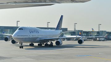 UNited Boeing 747-400 am Flughafen Frankfurt Foto PA Austrian Wings Media Crew