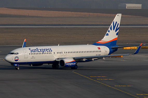 Boeing 737-800 SunExpress Foto PAustrian Wings Media Crew