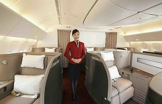 Neue First Class Cathay Pacific Foto Cathay Pacific