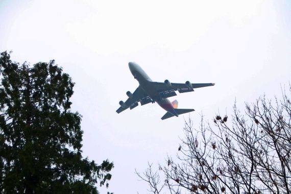 Sujetbild Fluglärm in Margarethen/Moos, nahe Schwechat - Foto: Austrian Wings Media Crew
