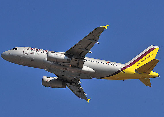 A319 von Germanwings beim Start (Symbolbild) - Foto: Austrian Wings Media Crew