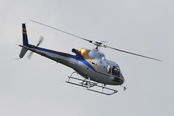 Hubschrauber-Helikopter-Symbolbild-Sujetbild-AS-350-Écureuil-ohne Registrierung Symbolbild-Foto-PA-Austrian-Wings-Media-Crew
