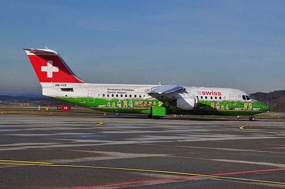 SWISS BAe Avro RJ-100 Andy Herzog