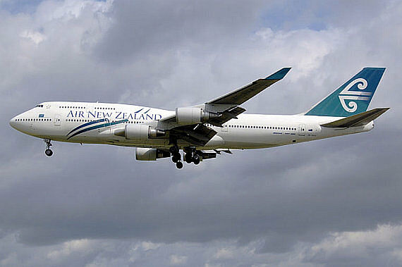 Air New Zealand Boeing 747-400 Adrian Pingstone via Wiki