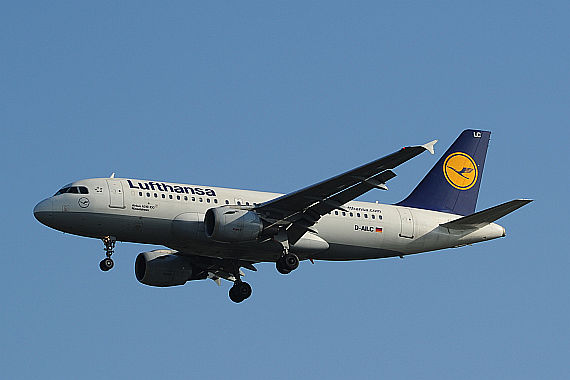 Lufthansa Airbus A319 D-AILC im Anflkug auf Piste 34 Foto PA Austrian Wings Media Crew