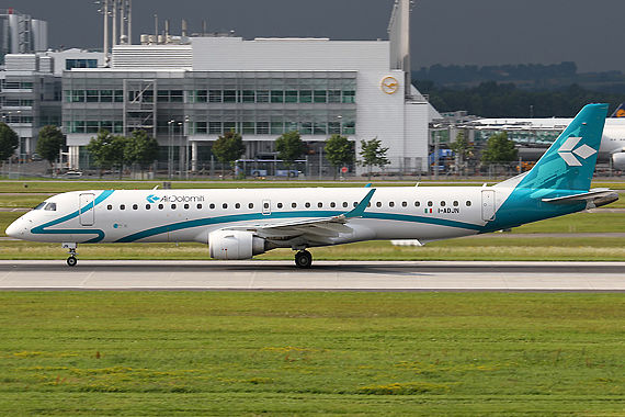Embraer E195 von Air Dolomiti - Foto: Austrian Wings Media Crew