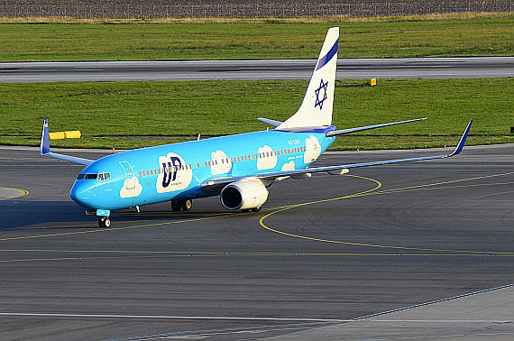El Al Israel Airlines UP 4X-EKU vormals OE-LNT Foto PA Austrian Wings Media Crew
