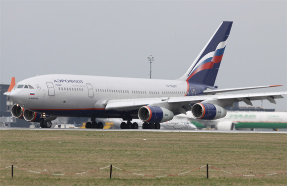 IL 96 der Aeroflot in Wien - Foto: Franz Lackner