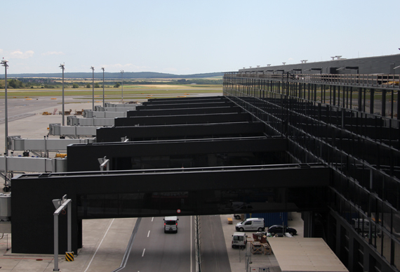 Wird zum Hotel umgebaut: ein Teil des Skylinks - Foto: Austrian Wings Media Crew