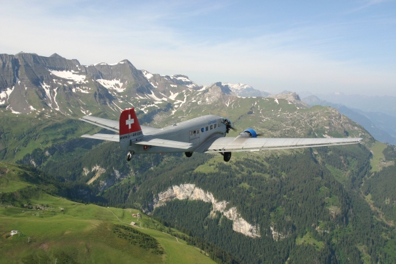 Ju 52/3m der Ju Air im Flug - Foto: ZVG / WMW