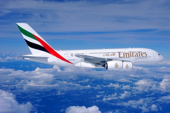 Kommt nach Hamburg: A380 von Emirates - Foto: Emirates