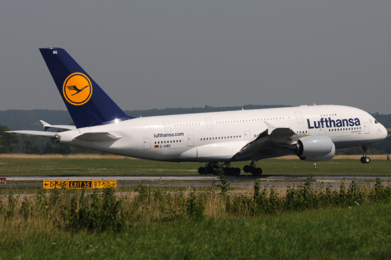 LH A380 Taufe Wien