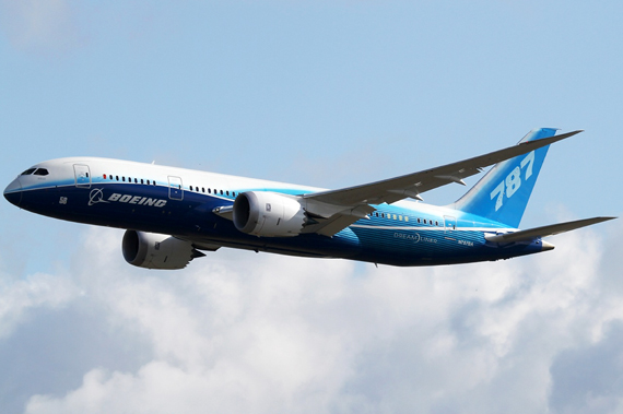 Boeing 787 Dreamliner im Flug - Foto: R. Reiner / Austrian Wings