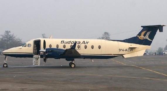 Eine Schwestermaschine der jetzt verunglückten Beech 1900D - Foto: ZVG