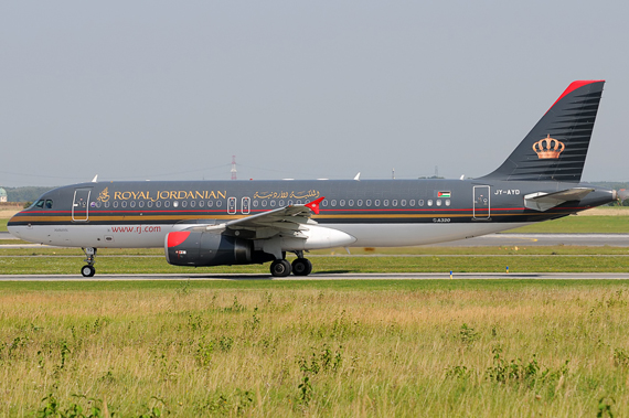 Royal Jordanian Airbus A320 - Foto: Austrian Wings Media Crew