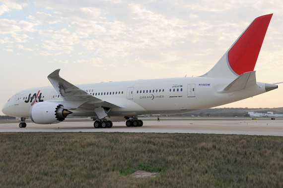 JAL Boeing 787 - Foto: Boeing