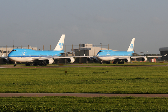 Zwei KLM Boeing 747-400 - Foto: Chris Jilli Zwei KLM Boeing 747-400 - Foto: Chris Jilli