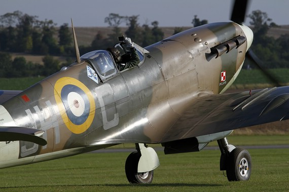Spitfire, aufgenommen 2011 in Duxford - Foto: Phil Weber