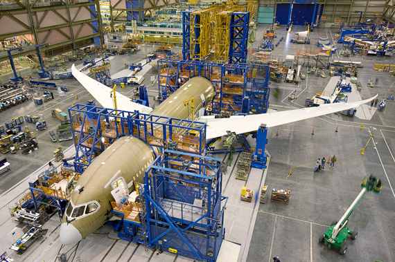 Boeing 787 assembly - Foto: Boeing