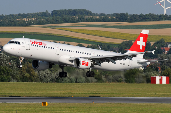 Swiss Airbus A321 - Foto: C. Jilli / Austrian Wings