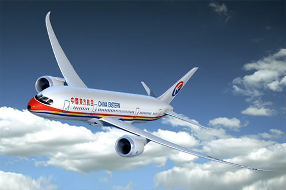 China Eastern Boeing 787 - Grafik: Boeing