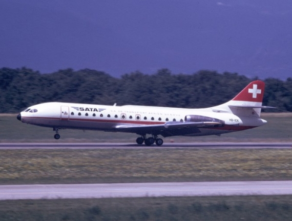 Die 1977 verunglückte und nun entdeckte Caravelle, HB-ICK - Foto: Werner Fischdick