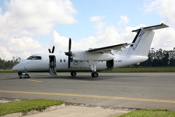 Eine Schwestermaschine der jetzt verunglückten Dash 8-100 - Foto: Wiki Commons