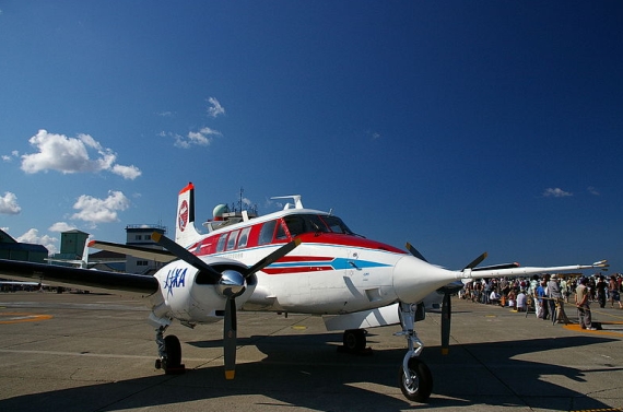 Eine dem Unglücksmodell sehr ähnliche Beechcraft B65 - Foto: Wiki Commons