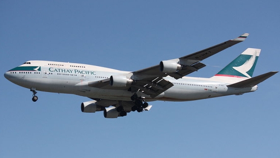 Boeing 747-400 von Cathay Pacific - Foto: Wiki Commons