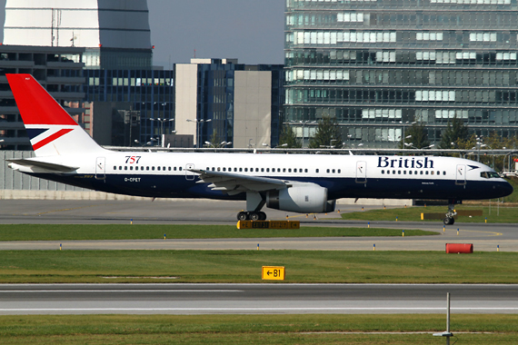 British Airways B0000000oeing 757 - Foto: R. Reiner / Austrian Wings British Airways B0000000oeing 757 - Foto: R. Reiner / Austrian Wings