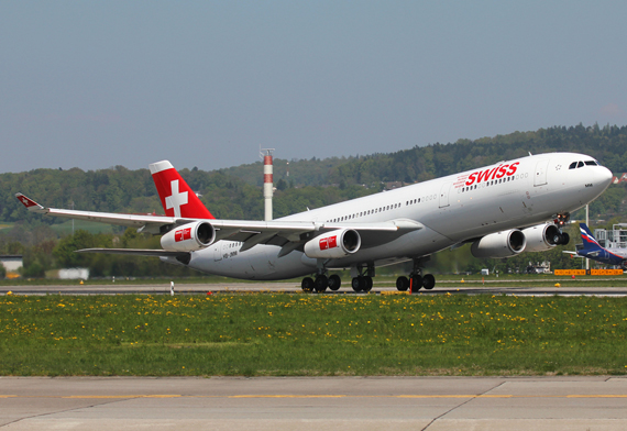 Swiss Airbus A340-300 (HB-JMM) - Foto: Max Hrusa