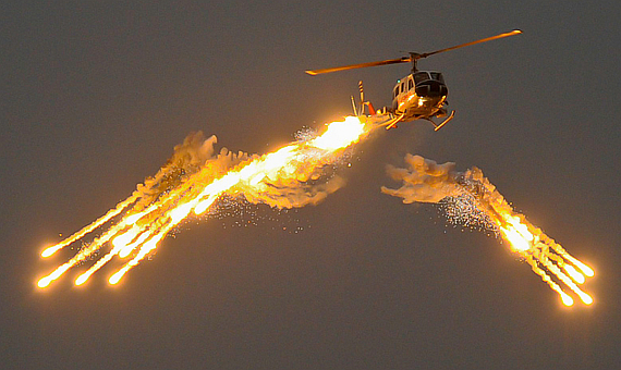 ISSYS-POD Hubschrauber Selbstschutz-System - Foto: Wucher Helicopter