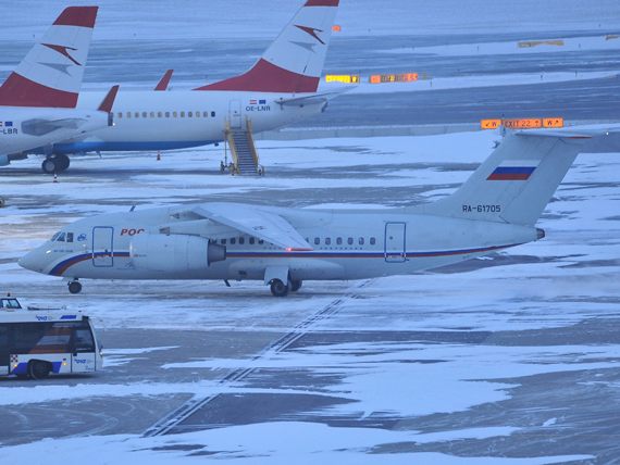 AN-148 Erstlandung in Wien - Foto: Austrian Wings Media Crew