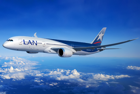 LAN Boeing 787-9 - Grafik: Boeing