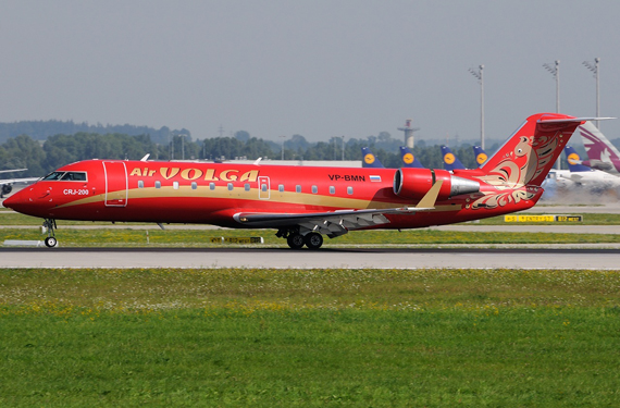 Air Volga - Canadair Jet vor der Übernahme durch Rusline (Lackierung ident) - Foto: Benjamin Exenberger