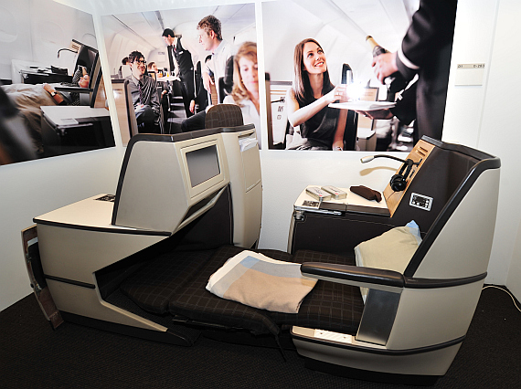 Langstrecken-Business Class Sitz - Fotos: Austrian Wings Media Crew Langstrecken-Business Class Sitz - Fotos: Austrian Wings Media Crew