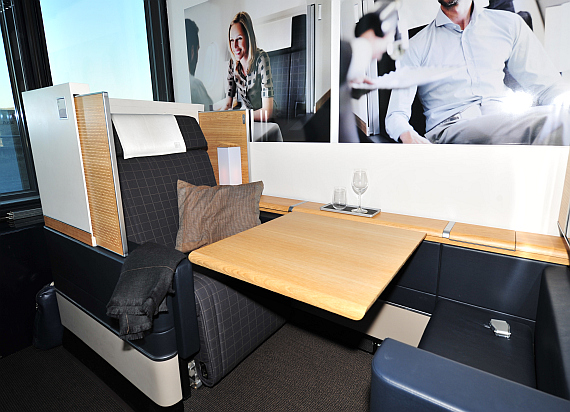 Das First Class Produkt auf der Langstrecke bietet höchsten Komfort - Fotos: Austrian Wings Media Crew Das First Class Produkt auf der Langstrecke bietet höchsten Komfort - Fotos: Austrian Wings Media Crew