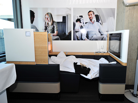 Das First Class Produkt auf der Langstrecke bietet höchsten Komfort - Fotos: Austrian Wings Media Crew Das First Class Produkt auf der Langstrecke bietet höchsten Komfort - Fotos: Austrian Wings Media Crew