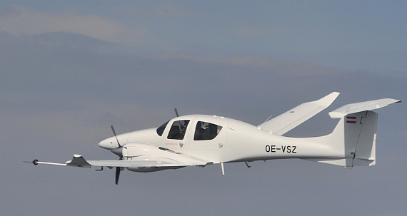 Der DA52 Prototyp auf seinem Jungfernflug - Foto: Austrian Wings Media Crew